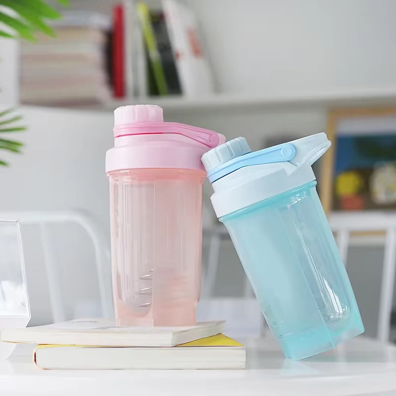 500ML Water Bottle for Drink Plastic Leak Proof Sports Bottles Protein Shaker Water Bottle Drinkware BPA FREE