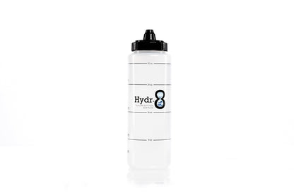 Squeeze Water Bottle  Time Marked 32Oz Clear Sports Bottle